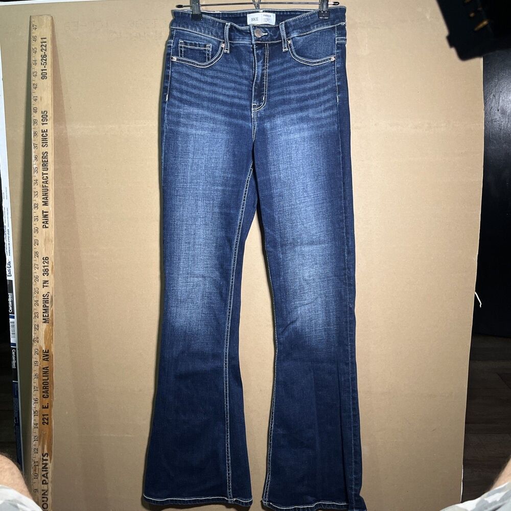 BKE Parker Universal Fit High-Rise Flare Cut Size 27x31 1/2 (sku53)